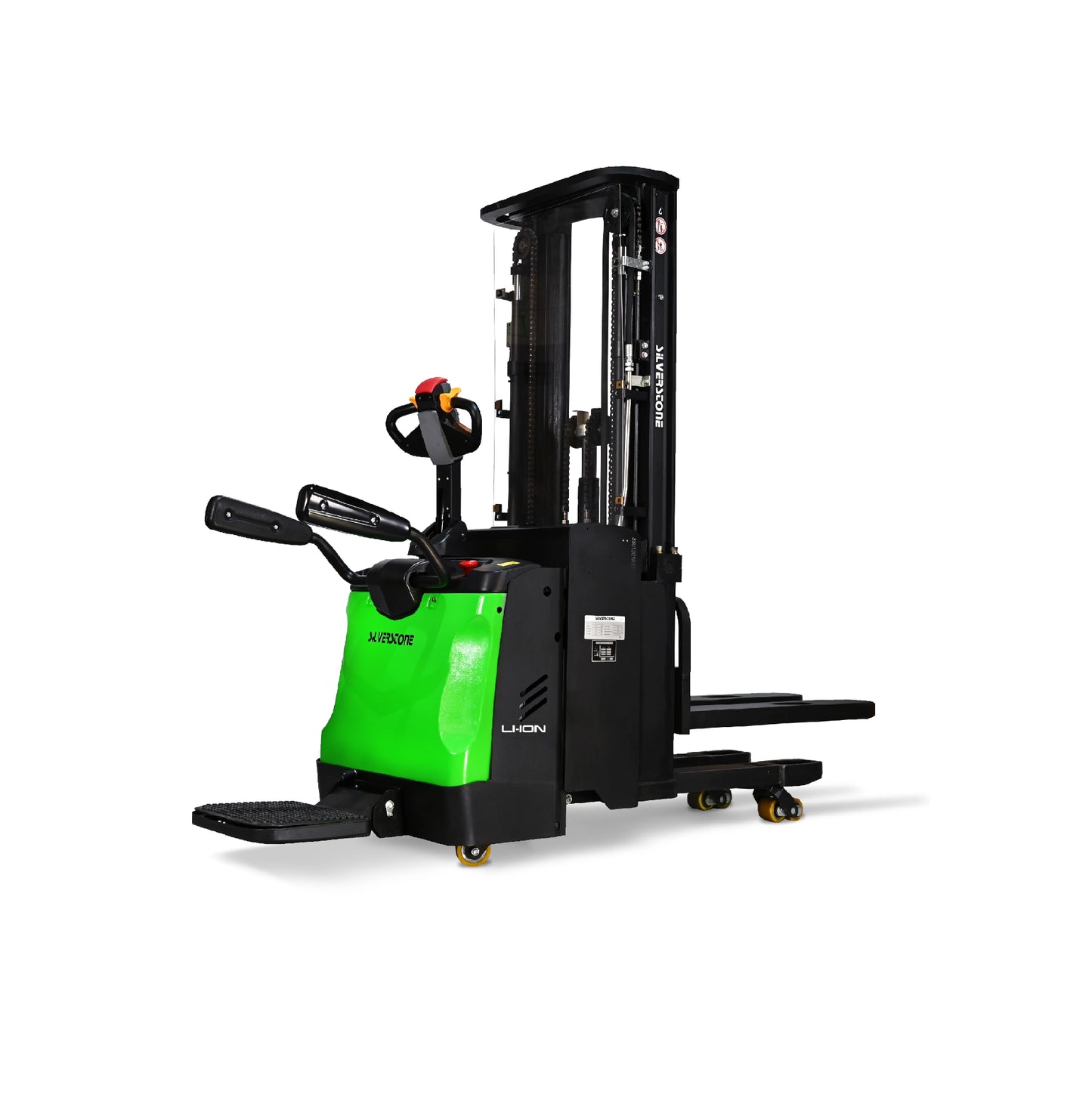 ES16RSLI-5000 - Gerbeur tout électrique - Lithium - Silverstone (Capacité 1600 kg, levage jusqu'à 5000 mm) - En stock - Prix H.T. :