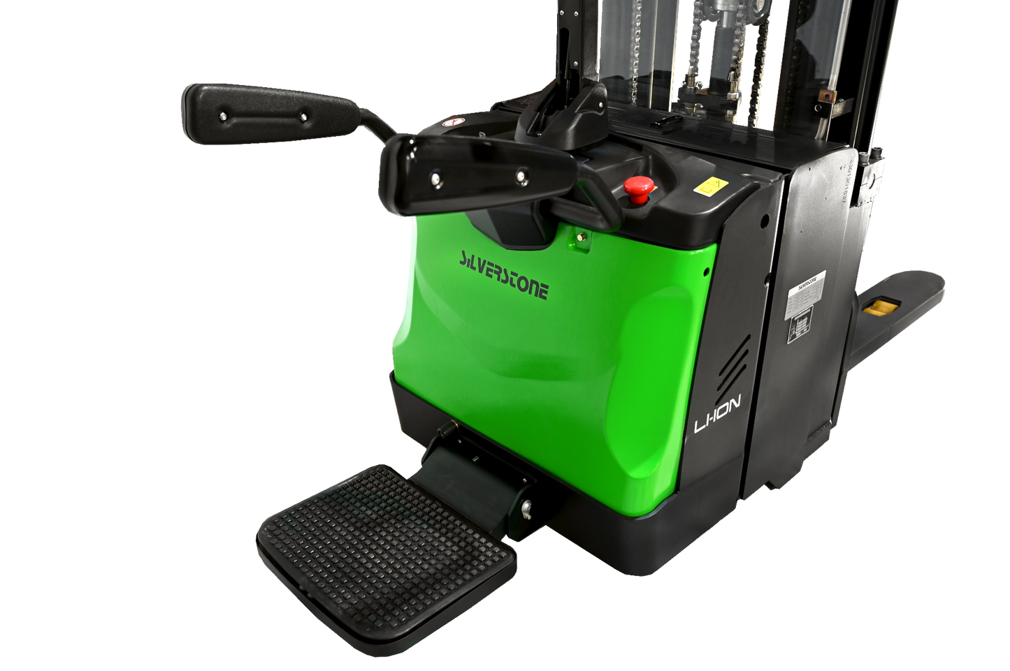 ES16RSLI-5000 - Gerbeur tout électrique - Lithium - Silverstone (Capacité 1600 kg, levage jusqu'à 5000 mm) - En stock - Prix H.T. :