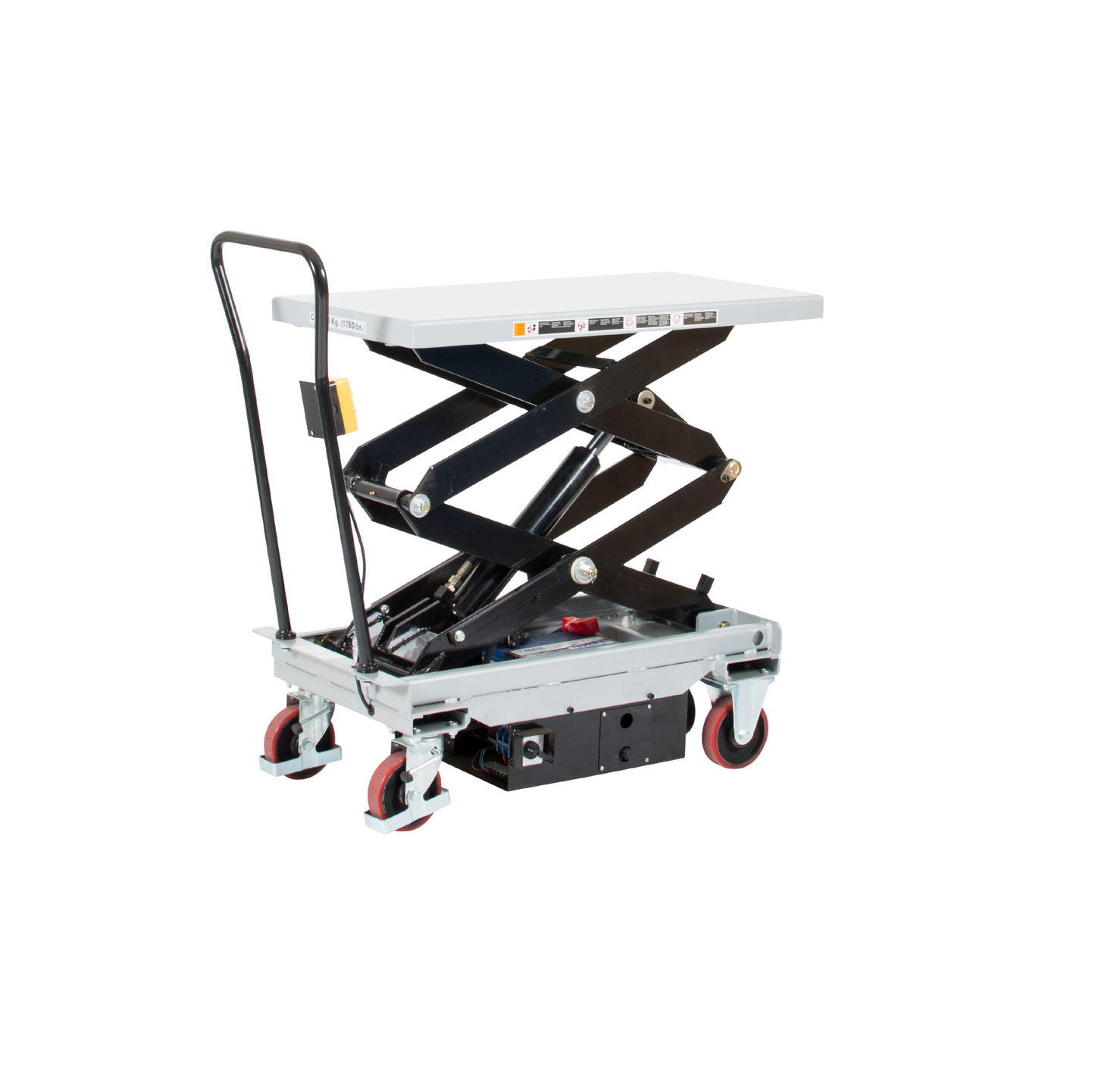 ES80D - Table élévatrice mobile 800 kg à ciseaux électriques - Silverstone (Capacité 800 kg, levage jusqu'à 1460 mm) - En stock - Prix H.T. :