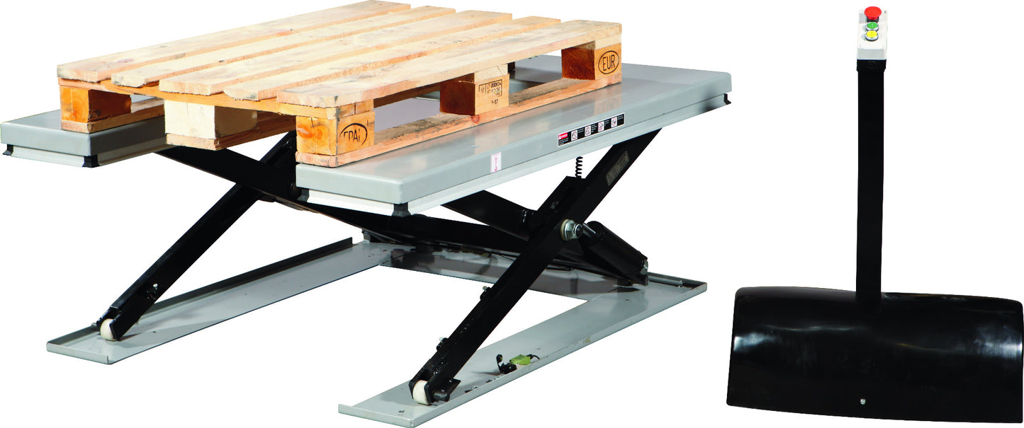 SU1500 - Table élévatrice - profil en U - Silverstone (Capacité 1500 kg, jusqu'à 860 mm) - En stock - Prix H.T. :